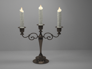 candle Model 3D