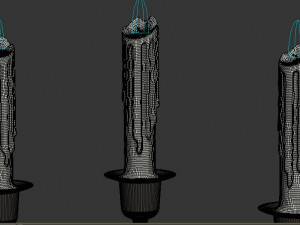 candle Model 3D