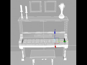 piano Model 3D