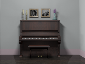 piano Model 3D