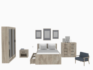 bedroom furniture 3D Model