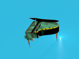 piano Model 3D