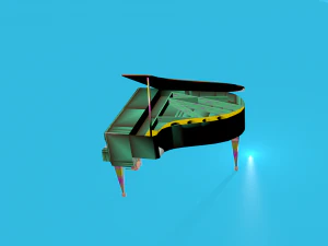 piano Modelo 3D