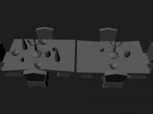 festive table from world of warcraft 3D Model