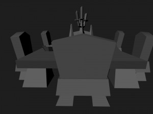 festive table from world of warcraft 3D Model