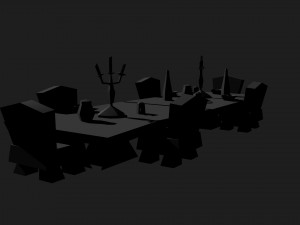 festive table from world of warcraft 3D Model