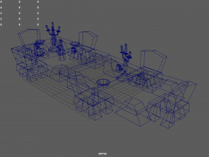festive table from world of warcraft 3D Model