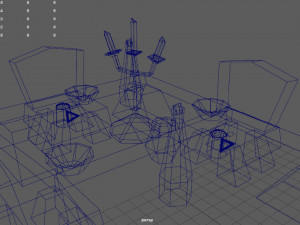 festive table from world of warcraft 3D Model