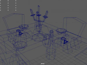 festive table from world of warcraft 3D Model