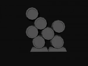 barrels from world of warcraft 3D Model
