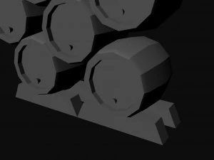 barrels from world of warcraft 3D Model