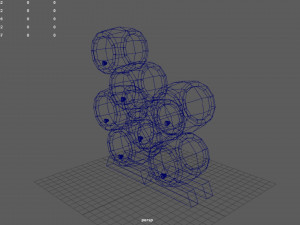 barrels from world of warcraft Model 3D