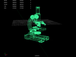 microscope 3D Model