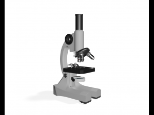 microscope Modelo 3D