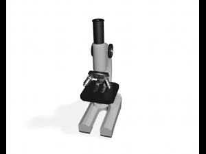 microscope 3D Model