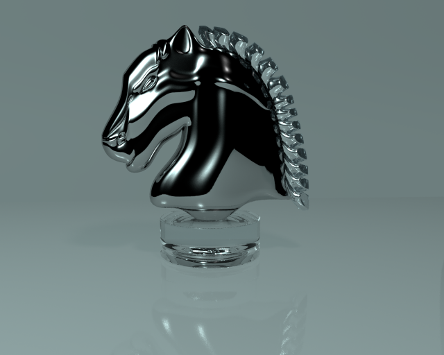 horseglassstatuette Modello 3D .c4d .max .obj .3ds .fbx .stl .blend 