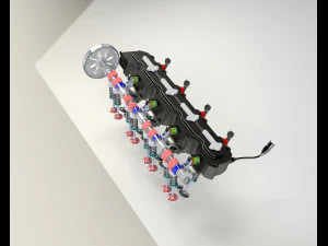 multiair engine fiat 3D Model