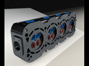 multiair engine fiat 3D मॉडल