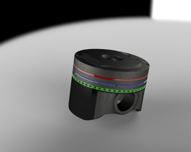 piston Modelo 3D .c4d .max .obj .3ds .fbx .stl .blend 