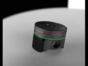 piston Modèle 3D