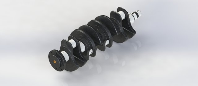 cranckshaft 3D Model .c4d .max .obj .3ds .fbx .stl .blend 