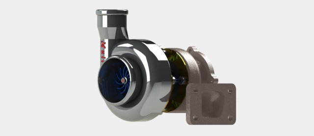 race engine turbocharger 3D 모델 .c4d .max .obj .3ds .fbx .stl .blend 