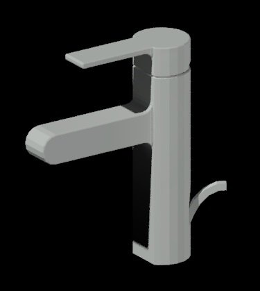 single-lever basin mixer 3D Модель .c4d .max .obj .3ds .fbx .stl .blend 