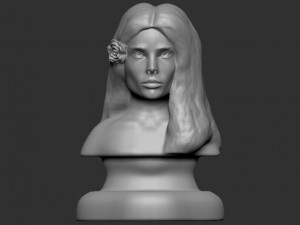 young woman 3D मॉडल