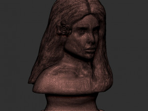 young woman 3D मॉडल