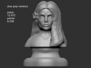 young woman 3D मॉडल