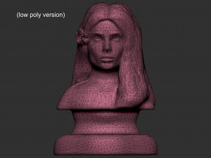young woman 3D मॉडल