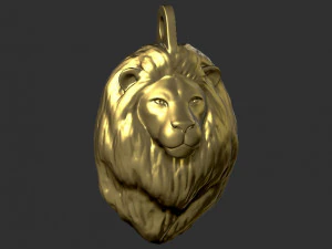 colar de le&atilde;o Modelo 3D