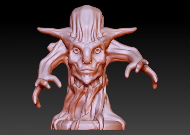 devil tree 3D 模型 .c4d .max .obj .3ds .fbx .stl .blend 