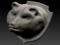 bear head 3D 모델