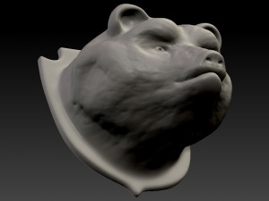 bear head 3D Модель