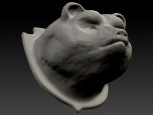 bear head 3D Model