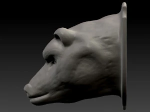 bear head 3D Model