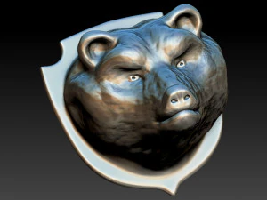 bear head 3D Model