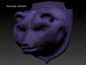 bear head 3D Модель