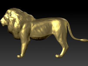 lion statue Modèles 3D en vedette