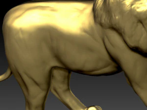 lion statue 3D Print Model