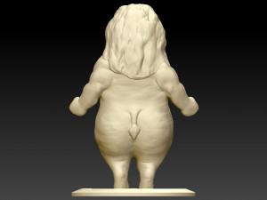 big belly lion Modello di stampa 3D