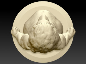 big belly lion Modello di stampa 3D