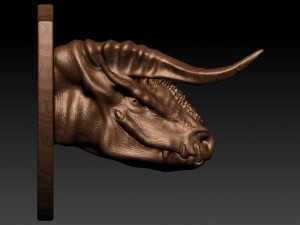dragon head 3D 模型