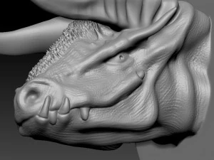 ejderha kafası 3D Model