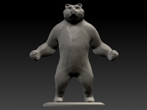 black bear Model 3D