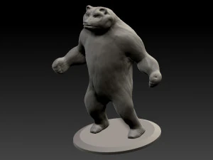 oso negro Modelo 3D