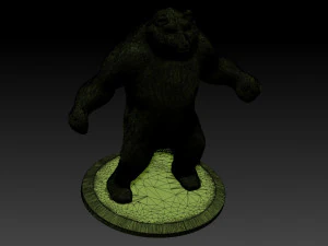 oso negro Modelo 3D