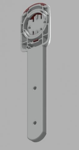 wahoo elemnt bolt spoon mount for aero handlebars 3d print model 3D Модель .c4d .max .obj .3ds .fbx .stl .blend 