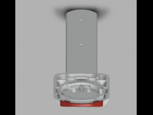 wahoo elemnt bolt spoon mount for aero handlebars 3d print model 3D Модель